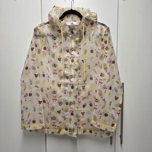 Disney Kids Transparent Raincoat with Colorful Print